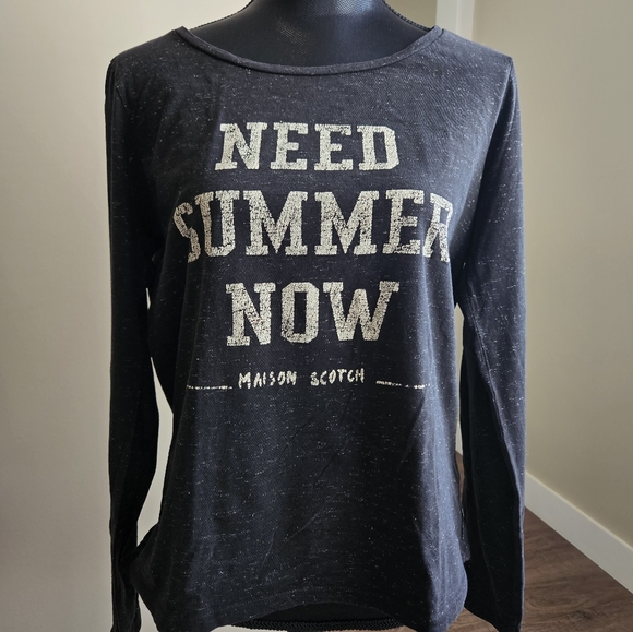 Maison Scotch Wild Rebellion top size 2 (m) - Picture 2 of 4